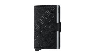 Denarnica Secrid Miniwallet "Stitch Linea Black" Črna | MSt-Linea-Black, 1