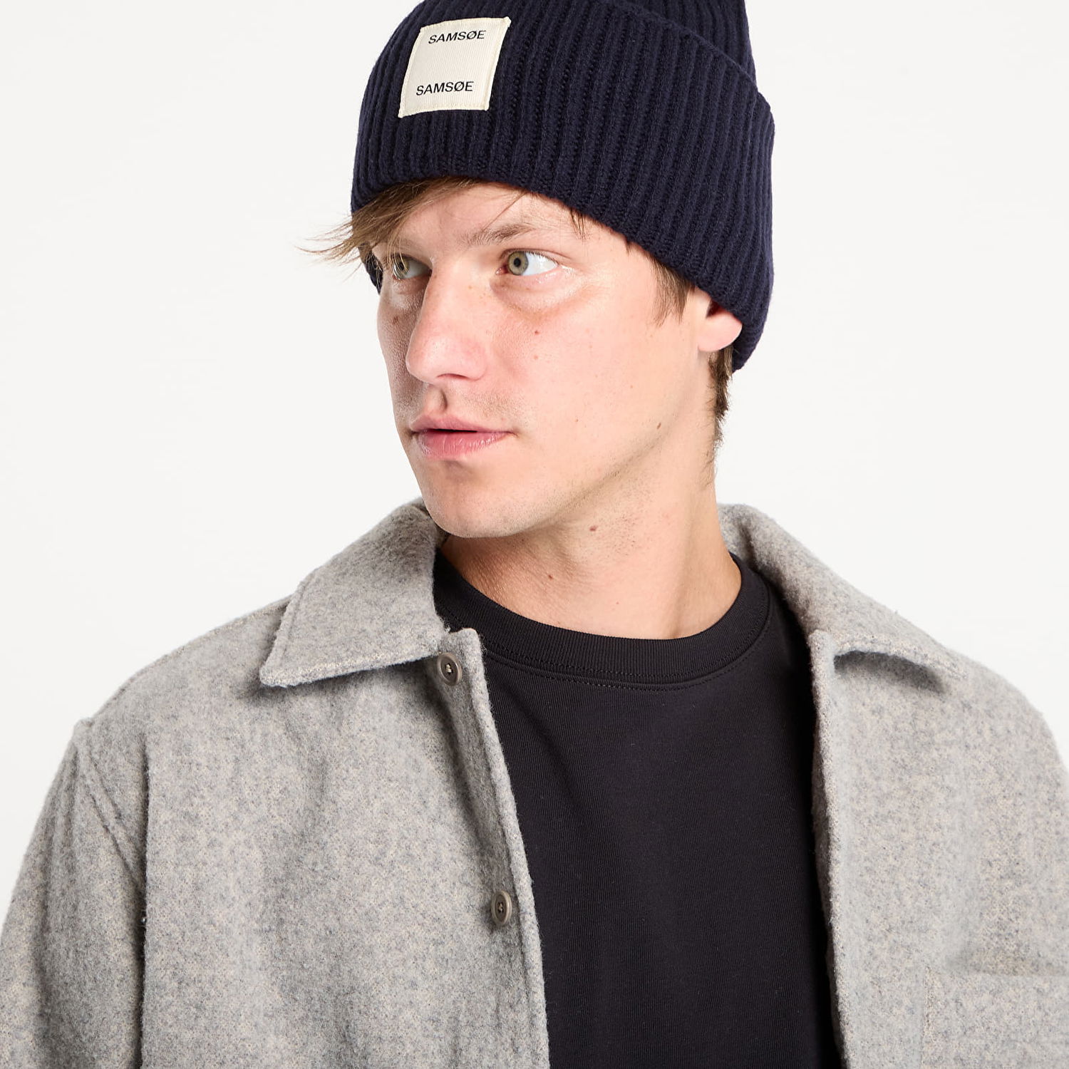 Jakna Samsoe Samsoe Samsøe Samsøe Sadamon Overshirt Siva | M25300027_170205TCX, 1