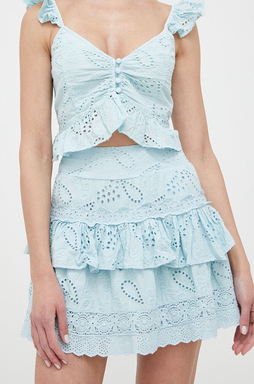 Krila GUESS Mini Skirt Turkizna | W3GD86.WFCL0, 0