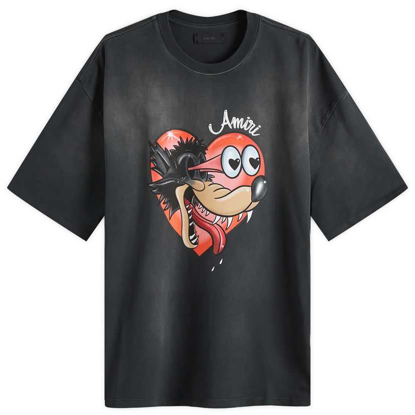Majica AMIRI Amiri Hopeless Romantic T-Shirt Size L Črna | AMJYTE1170-001