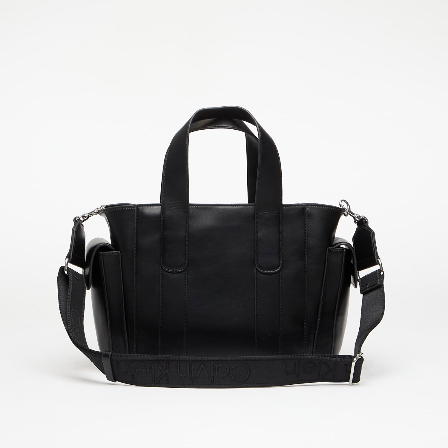 Tote bag CALVIN KLEIN Calvin Klein Webbing Strap Small Tote Črna | LV04F3290G 2QP, 1