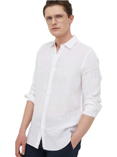 Srajce United Colors of Benetton Shirt Bela | 5BKU5QJG8.101