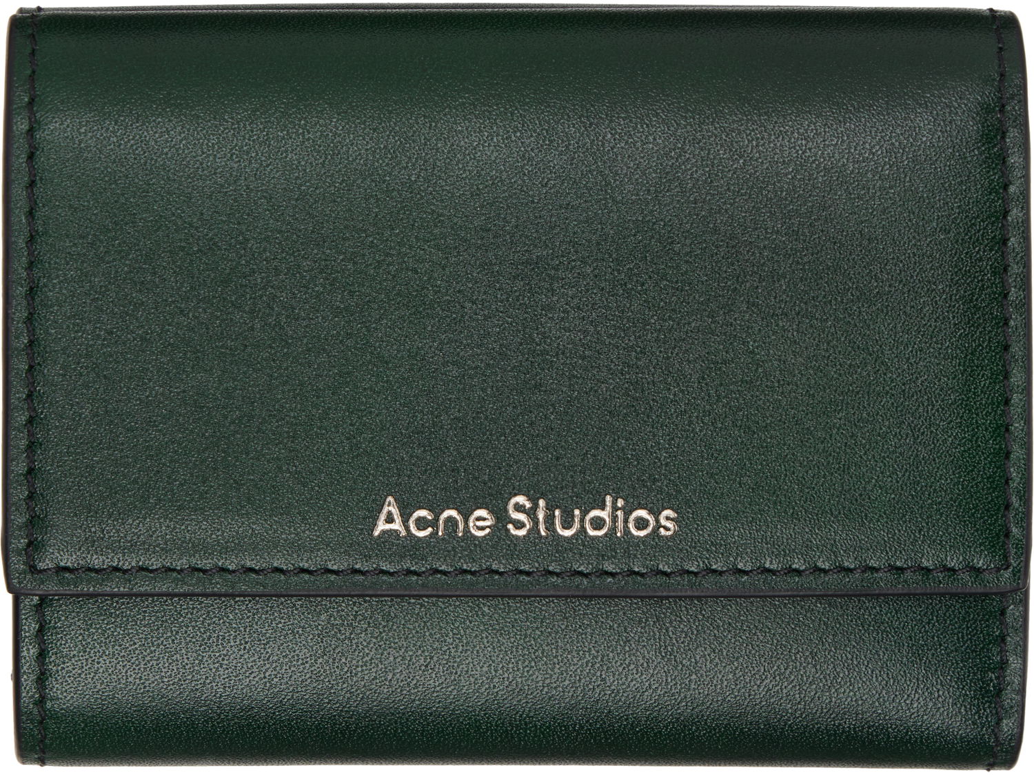Denarnica Acne Studios Acne Studios Trifold Leather Wallet Zelena | CG0271-, 0