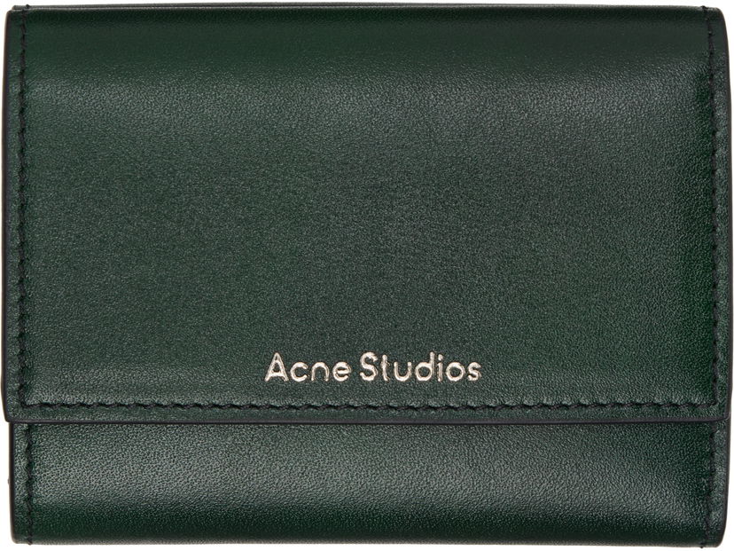 Denarnica Acne Studios Acne Studios Trifold Leather Wallet Zelena | CG0271-