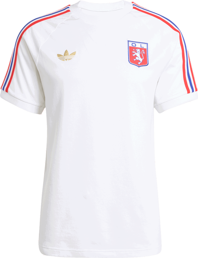 Majica adidas Originals Olympique Lyon 75 T-Shirt Bela | jl8080