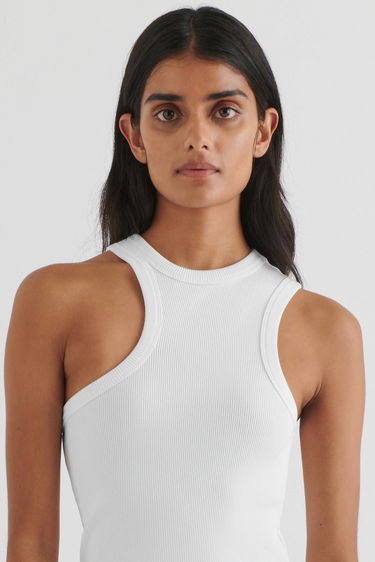 Obleke AXEL ARIGATO Scoop Asymmetric Dress Bela | A2087001, 5