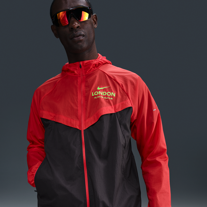 Vetrovka Nike Stride Repel Running Jacket Rdeča | IF0428-696