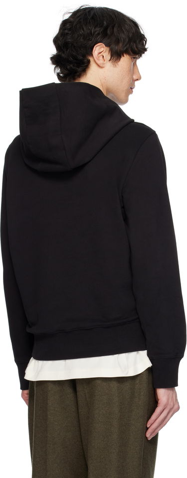 Pulover Moncler Moncler Cotton Logo Patch Hoodie Črna | K10918G0003589AUJ, 2