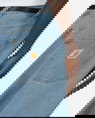 Kratke hlače Carhartt WIP Brandon Denim Shorts Modra | I031921_01_06, 4