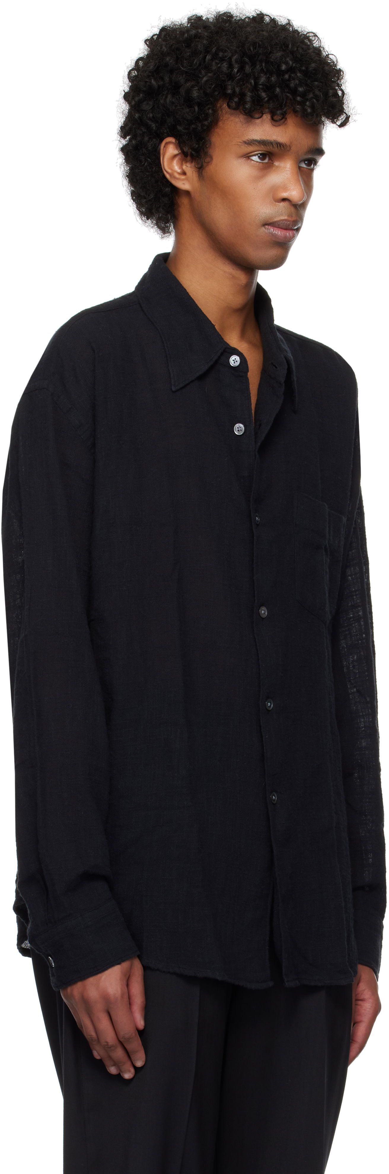 Srajce OUR LEGACY Coco Shirt Črna | M2222CB, 1