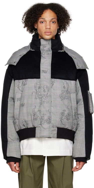 Puhovka Feng Chen Wang Feng Chen Wang Houndstooth Down Jacket Večbarvna | FUF14JK08, 0