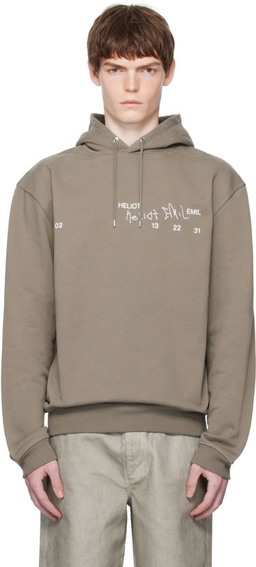 Pulover HELIOT EMIL Heliot Emil Fulgens Hoodie Siva | PREAW25_M_08_081_DST19, 0