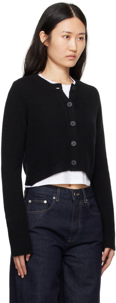 Pleteni pulover Loulou de Saison Loulou de Saison Zephir Cropped Cardigan Bež | ZEPHIR, 4