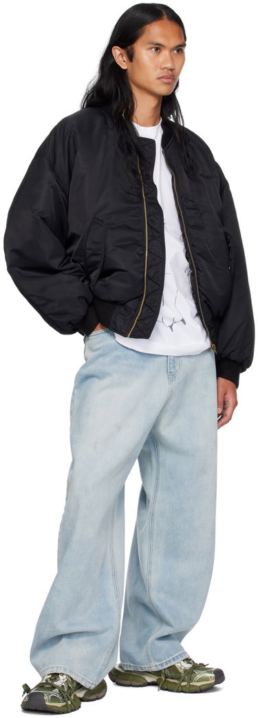 Bomber jakna We11done We11done Destroyed Bomber Jacket Črna | WD-JP2-24-088-U-BK, 3