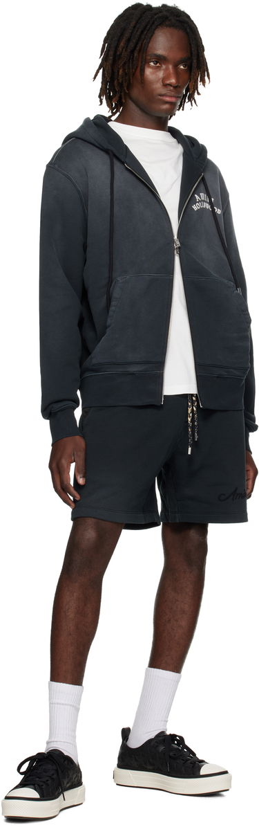 Kratke hlače AMIRI AMIRI Bleach Bandana Shorts Črna | AMJYSH1044, 3