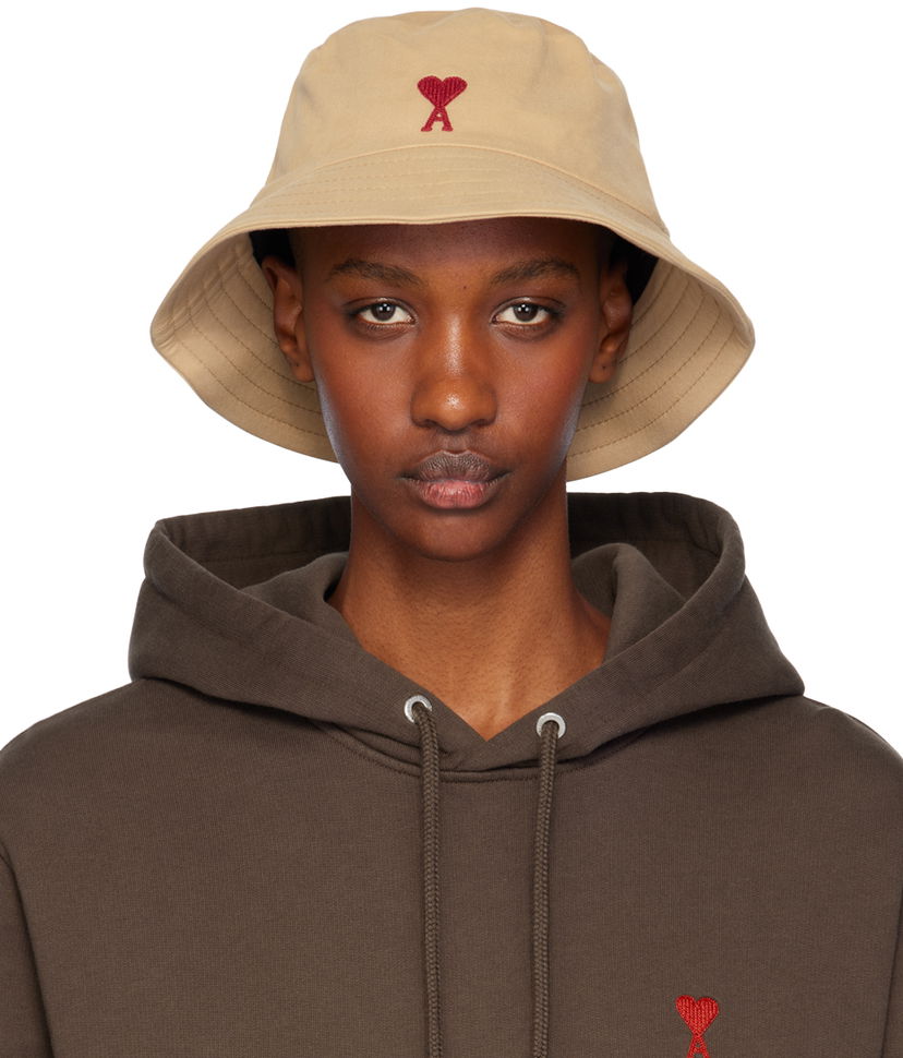 Klobuk AMI AMI De Coeur Bucket Hat Bež | UHA246.AW0041