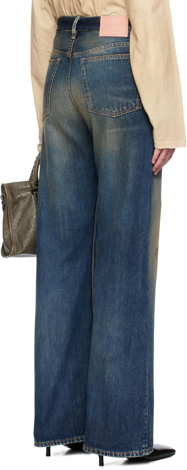 Kavbojke Acne Studios Regular-Fit 2021M Jeans Modra | A00547-, 2