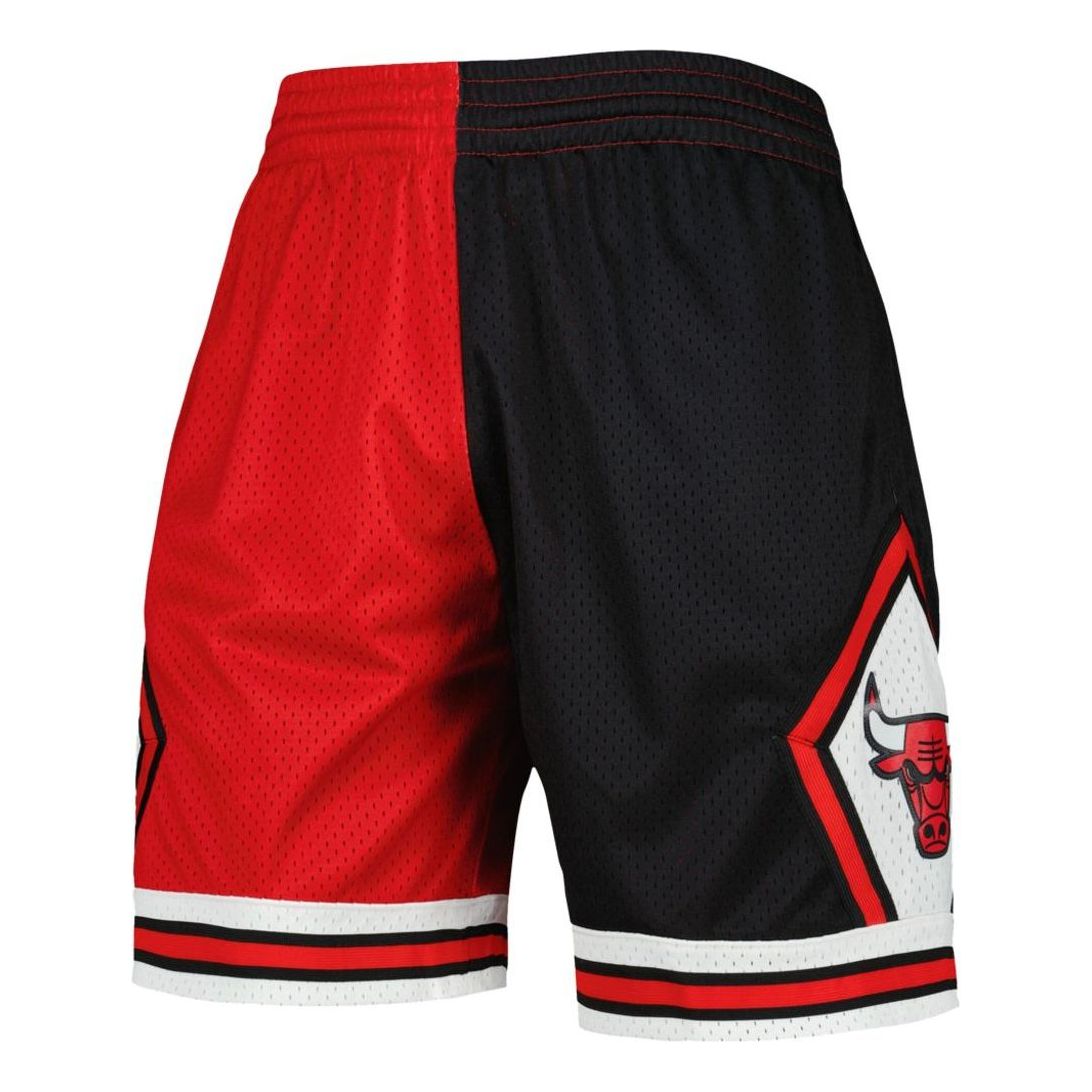 Kratke hlače Mitchell & Ness Mitchell & Ness Chicago Bulls Split Swingman Shorts Črna | SMSH4855-CBU97PPPBKRD, 0
