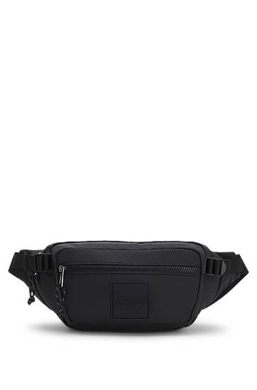 Torbice za okoli pasu BOSS Ripstop belt bag with split-logo patch Črna | 50551798