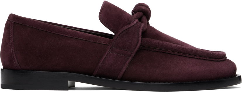 Nega čevljev Bottega Veneta Bottega Veneta Astaire Suede Loafers Bordo | 796696 V3XR0