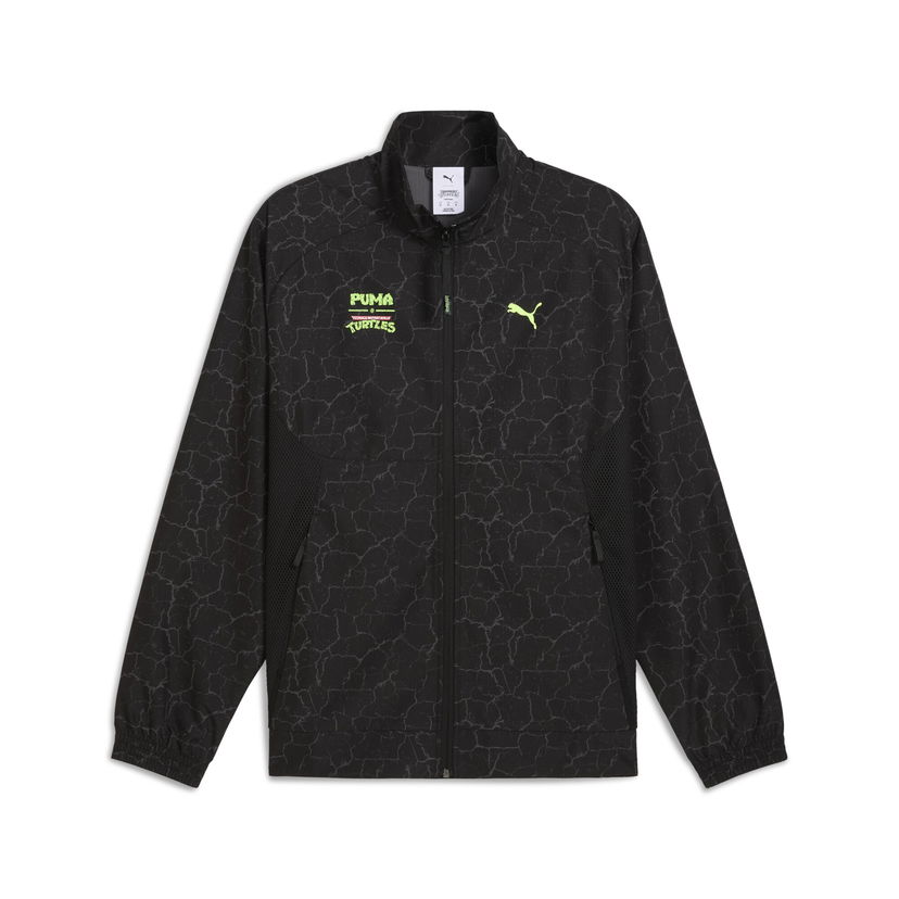 Vetrovka Puma PUMA x TMNT PUMATECH Men's Relaxed Sports Jacket Črna | 630102_01