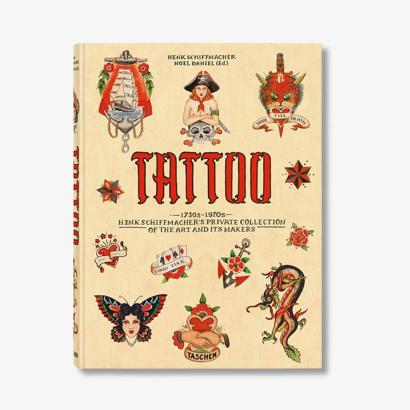 Knjige in revije TASCHEN Henk Schiffmacher's Private Collection of Tattoo Art: 1730s-1970s Book Večbarvna | TA593595