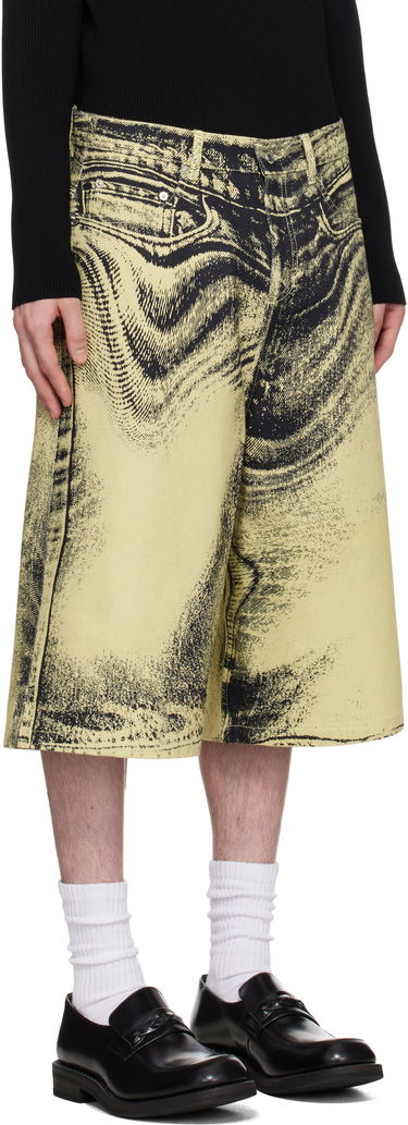 Kratke hlače Camper CAMPERLAB Distorted Denim Shorts Rumena | AU00007-005, 1