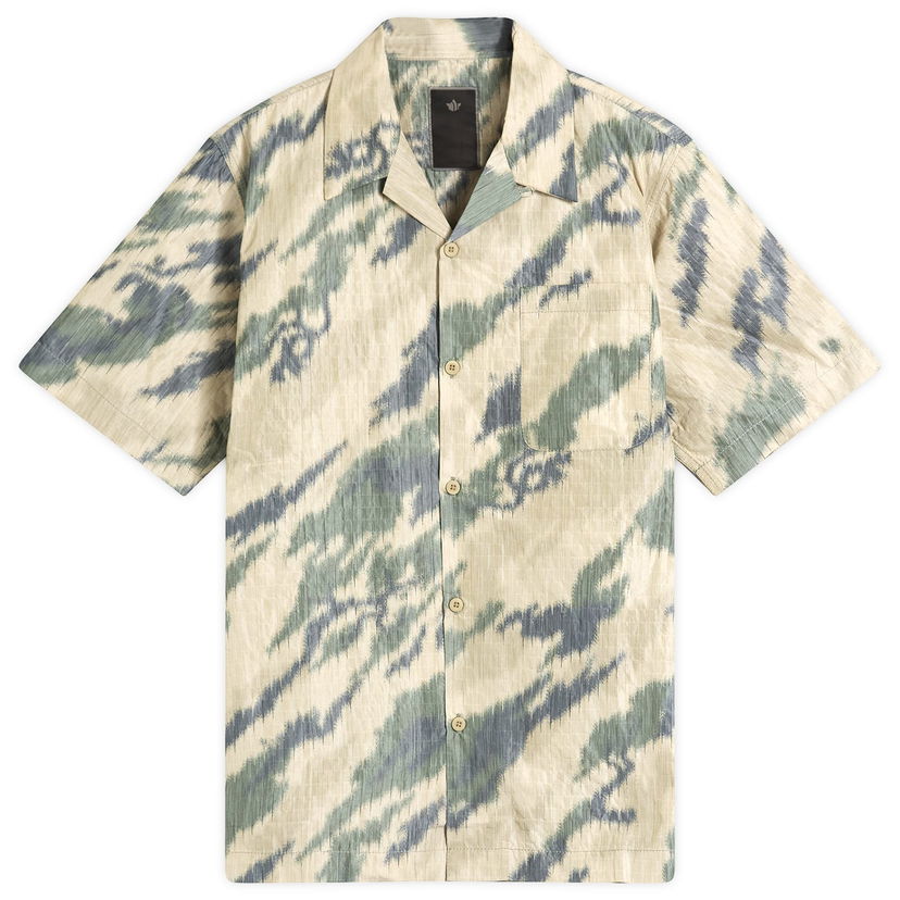 Srajce Maharishi Maharishi Bonsai Camo Ripstop Camp Collar Shirt, Size Large Bež | 6213-WDL