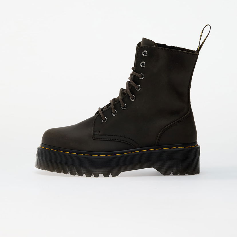 Superge in čevlji Dr. Martens Jadon Burnished Waxy Boots Črna | DM31985057