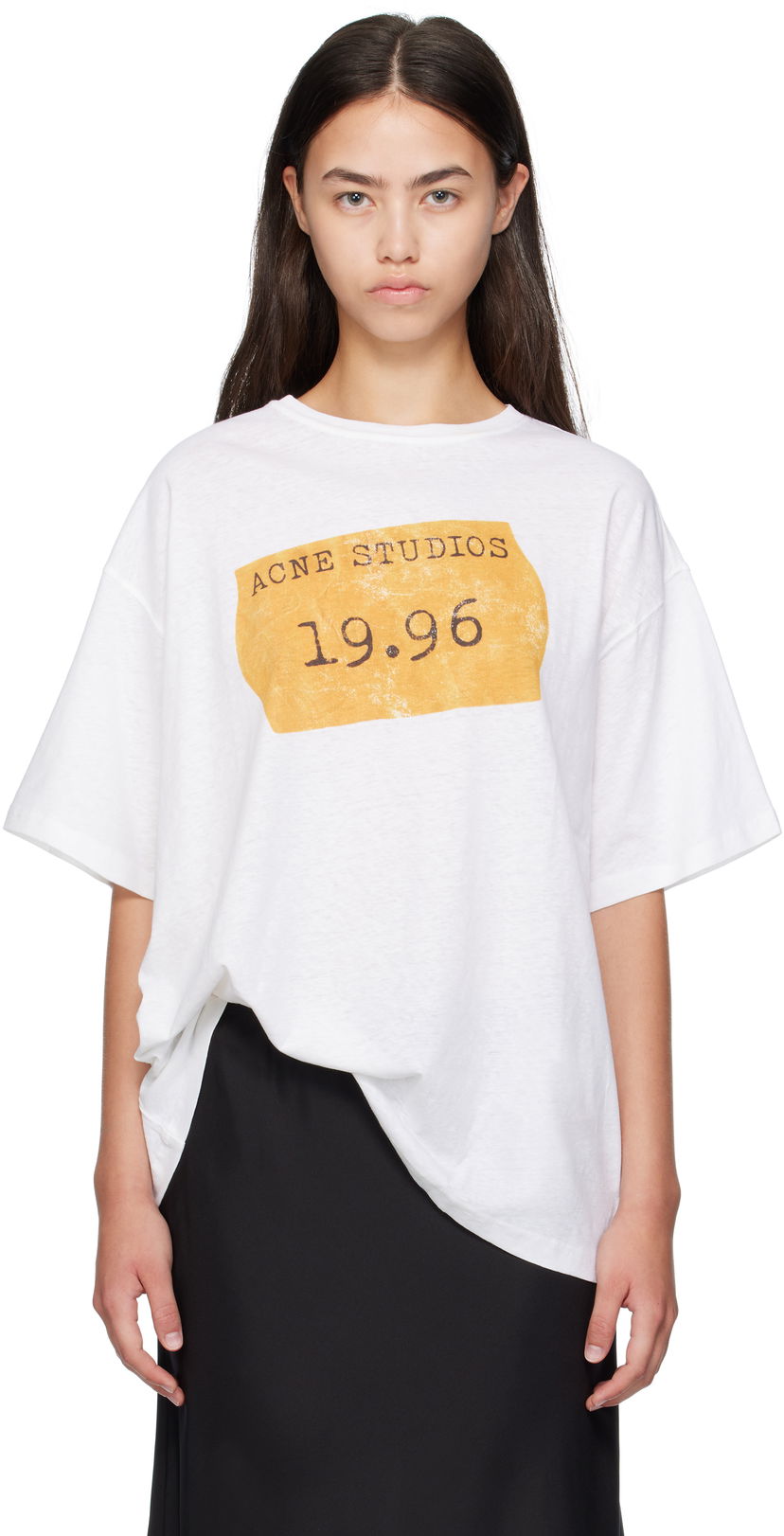 Majica Acne Studios Acne Studios 1996 Logo T-Shirt Bela | CL0355-