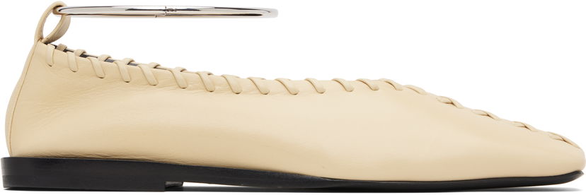 Superge in čevlji Jil Sander Jil Sander Ring Ballerina Flats Bež | J15WZ0009_P4864