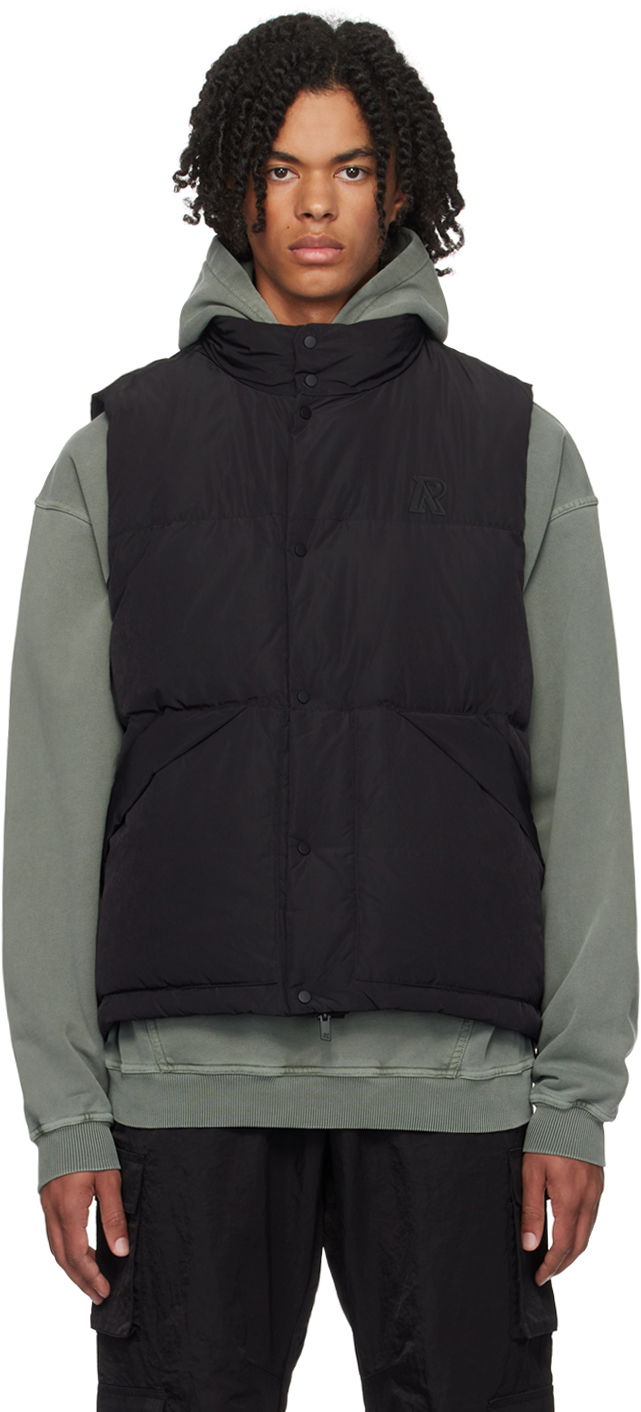 Telovnik Represent Clo Represent Black Patch Down Vest Črna | MG1001-01