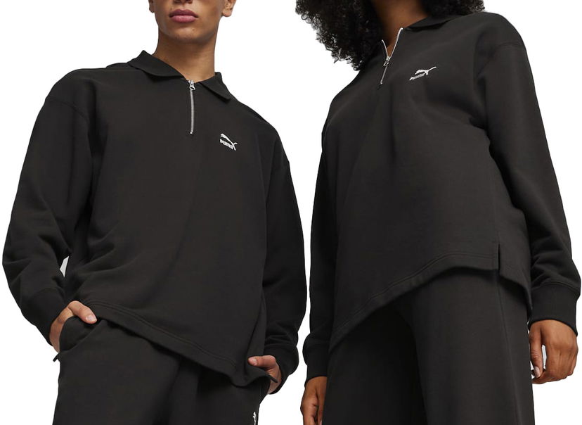 Pulover Puma Better Classics Polo Crew Sweatshirt F01 Črna | 624251-01