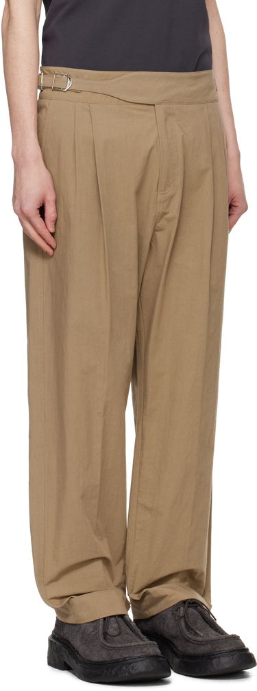 Hlače Craig Green Craig Green Double Pleat Trousers Rjava | CGSS25CWOTRS80, 1