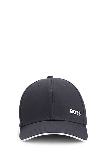 Kapa BOSS BOSS Cotton Twill Cap with Logo Mornarica | 50519219