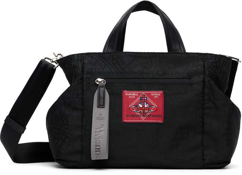 Tote bag Vivienne Westwood Tangled Jacquard Orb Tote Črna | 4D030005U-W016Q-