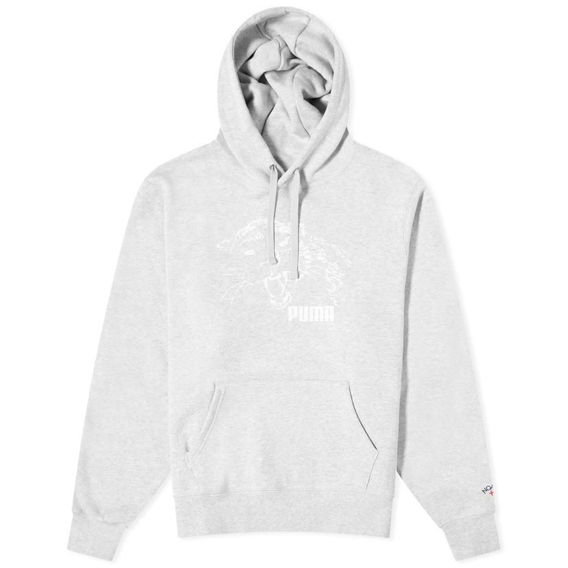 Pulover Puma Men's x NOAH Graphic Hoodie Light Gray Heather Siva | 623872-04