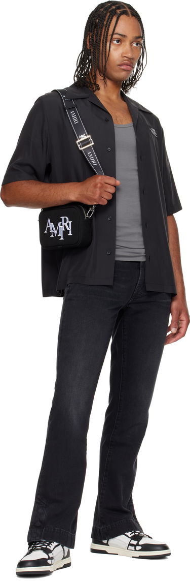 Torba za čez ramo AMIRI AMIRI Staggered Camera Bag Črna | AMBGCM1020, 3