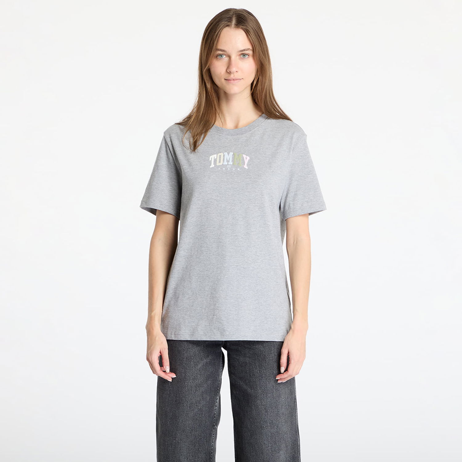 Majica Tommy Hilfiger Tommy Jeans Relaxed Color Varsity T-Shirt Siva | DW0DW21337 P6N, 0