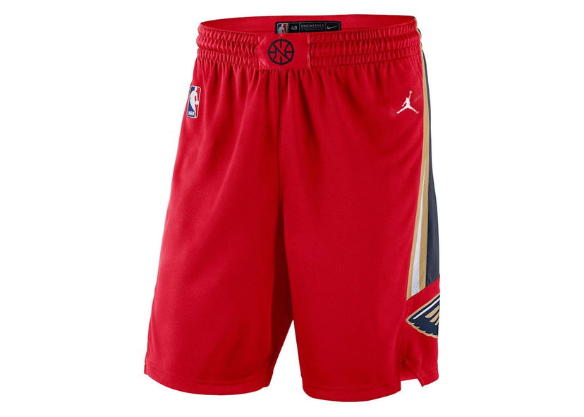 Kratke hlače Nike New Orleans Pelicans Statement Edition Swingman Shorts Gym Red Rdeča | CV9569-657
