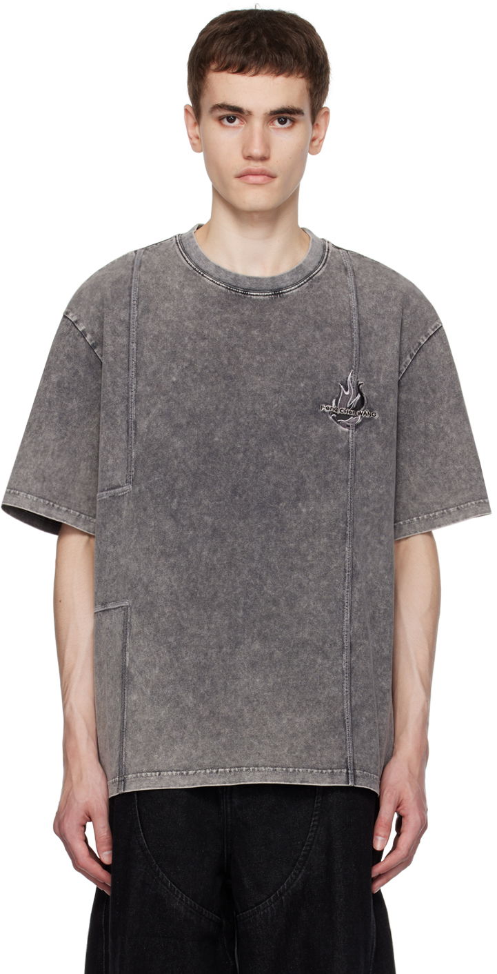 Majica Feng Chen Wang Feng Chen Wang Faded T-Shirt Siva | FMF16TS02