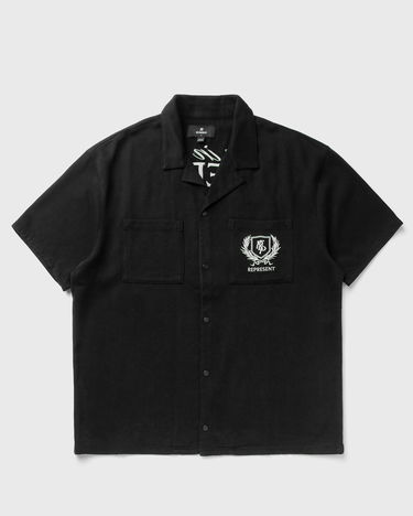 Srajce Represent Clo REPRESENT Crest Resort Shirt Črna | MLM2971-01, 0