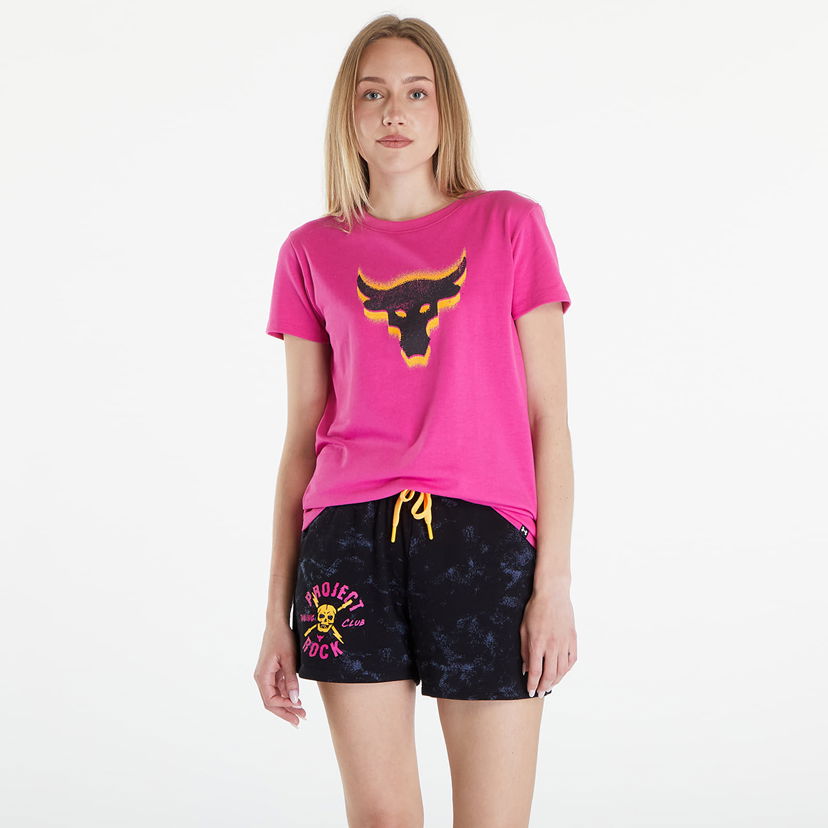 Majica Under Armour Project Rock W Underground Core T Astro Pink/ Black Roza | 1382708-686