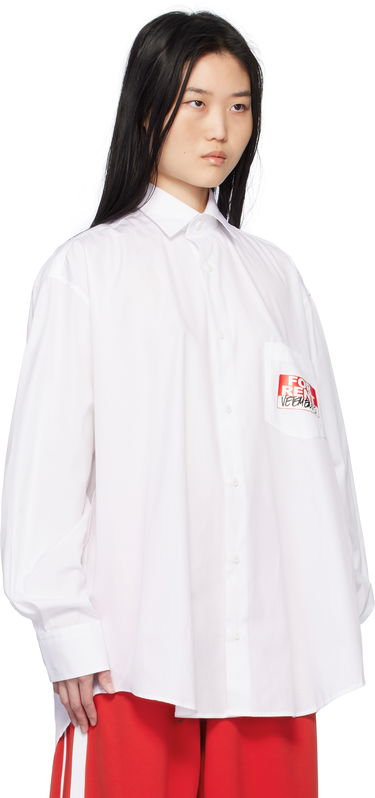 Srajce VETEMENTS Vetements 'For Rent' Classic Shirt Bela | UA66SH450W, 1