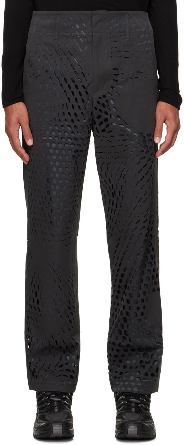 Hlače Post Archive Faction (PAF) Cutout Trousers Črna | 5.1 BTL-B