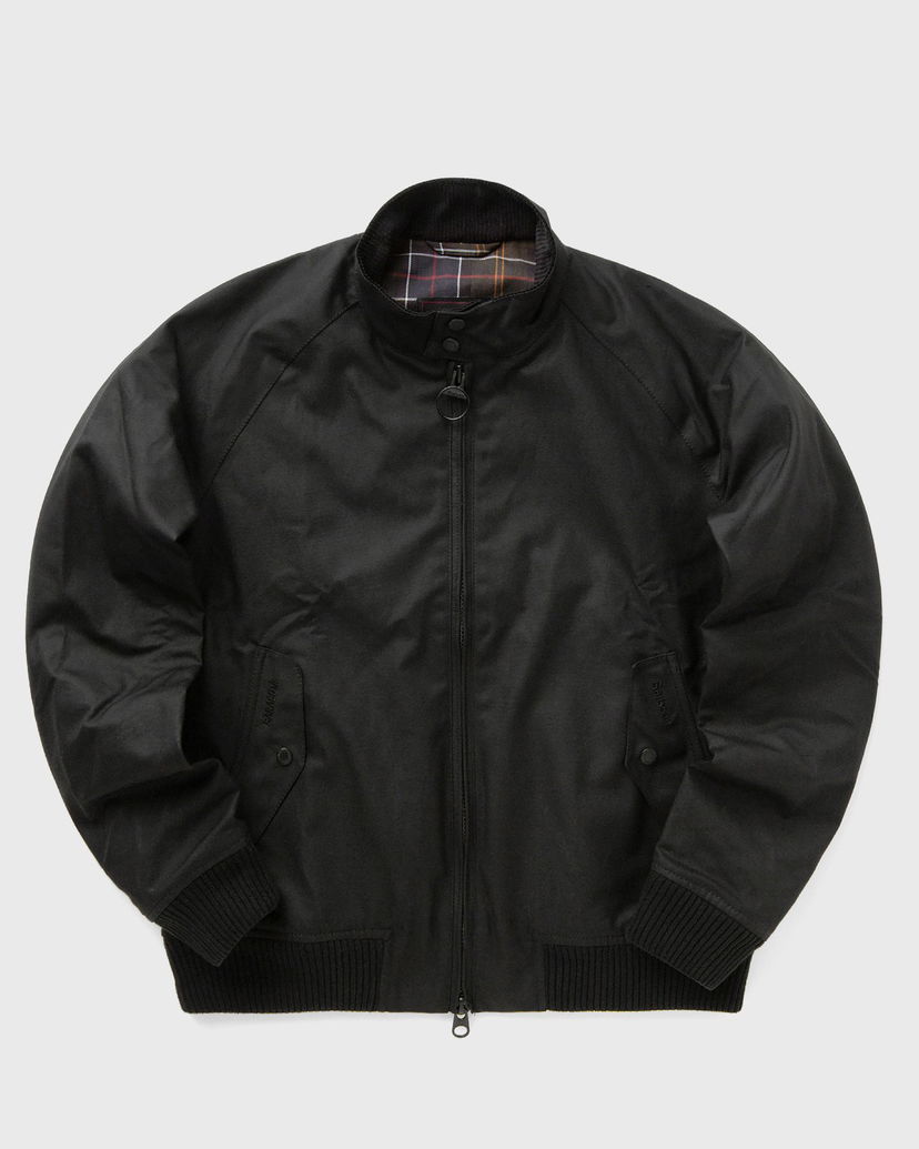 Bomber jakna Barbour Porton Wax Bomber Jacket Črna | MWX2237BK11