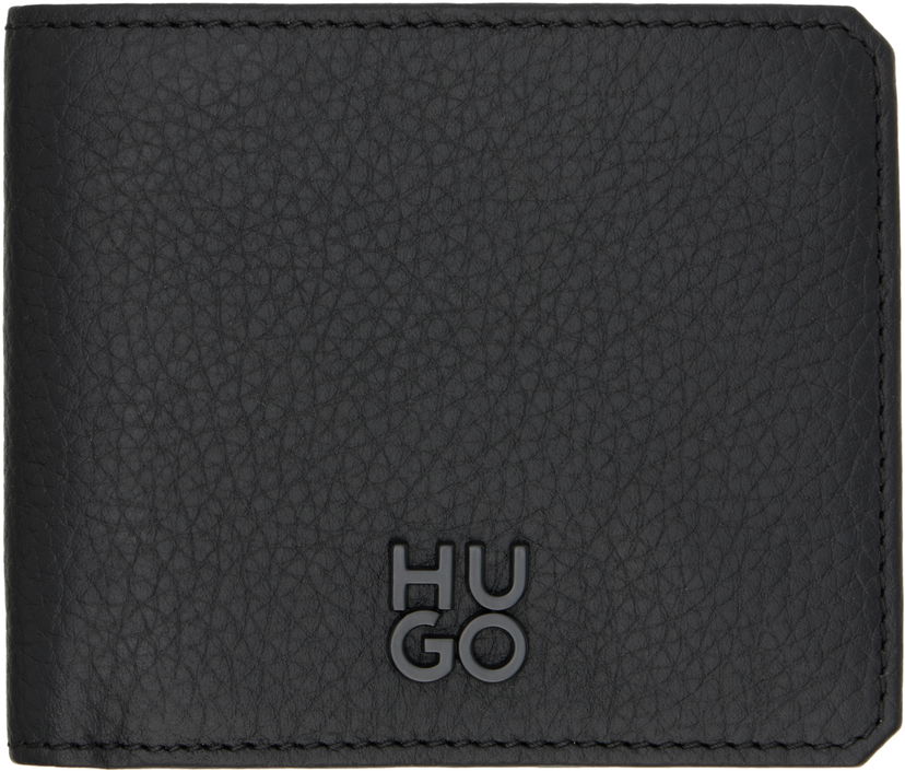 Denarnica BOSS Leather Wallet Črna | 50541984