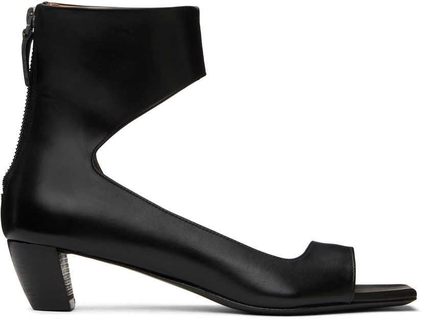 Superge in čevlji Marsèll Marsell Cucchiaia Heeled Sandals Črna | MW8452 P011