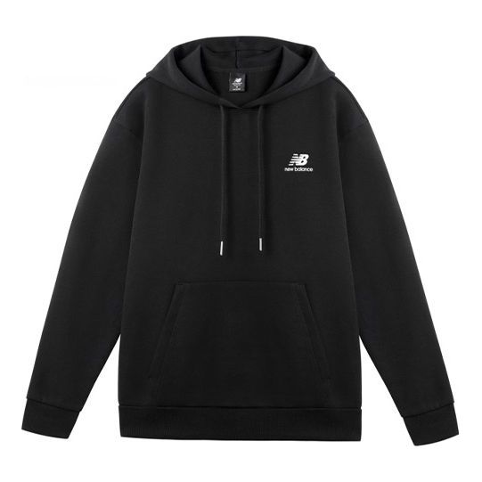 Pulover New Balance Print Logo Hoodie Črna | AMT11308-BK