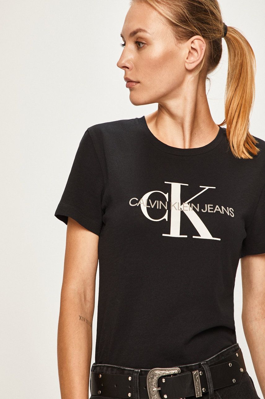 Majica CALVIN KLEIN Tee Črna | J20J207878, 0